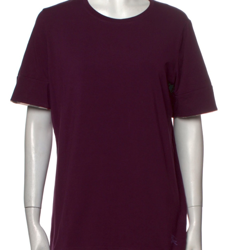 Burberry Brit Purple Short Sleeve T-Shirt Size X-Large